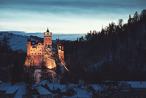 Draculas Burg in den Karpaten